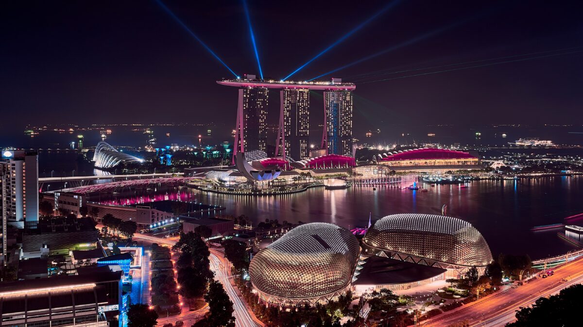 シンガポールの夜景